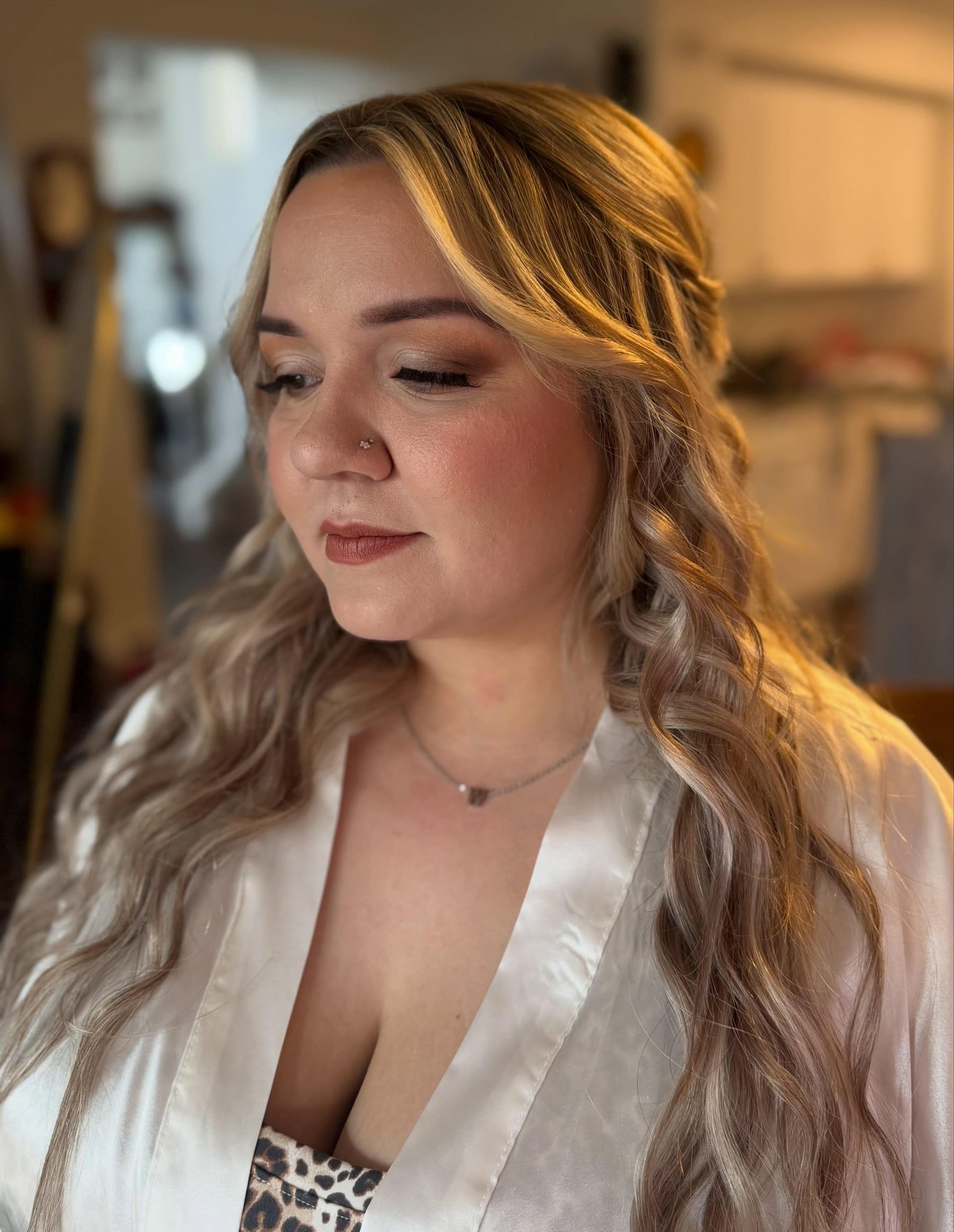 Bridal hair styling by Brooke Farris